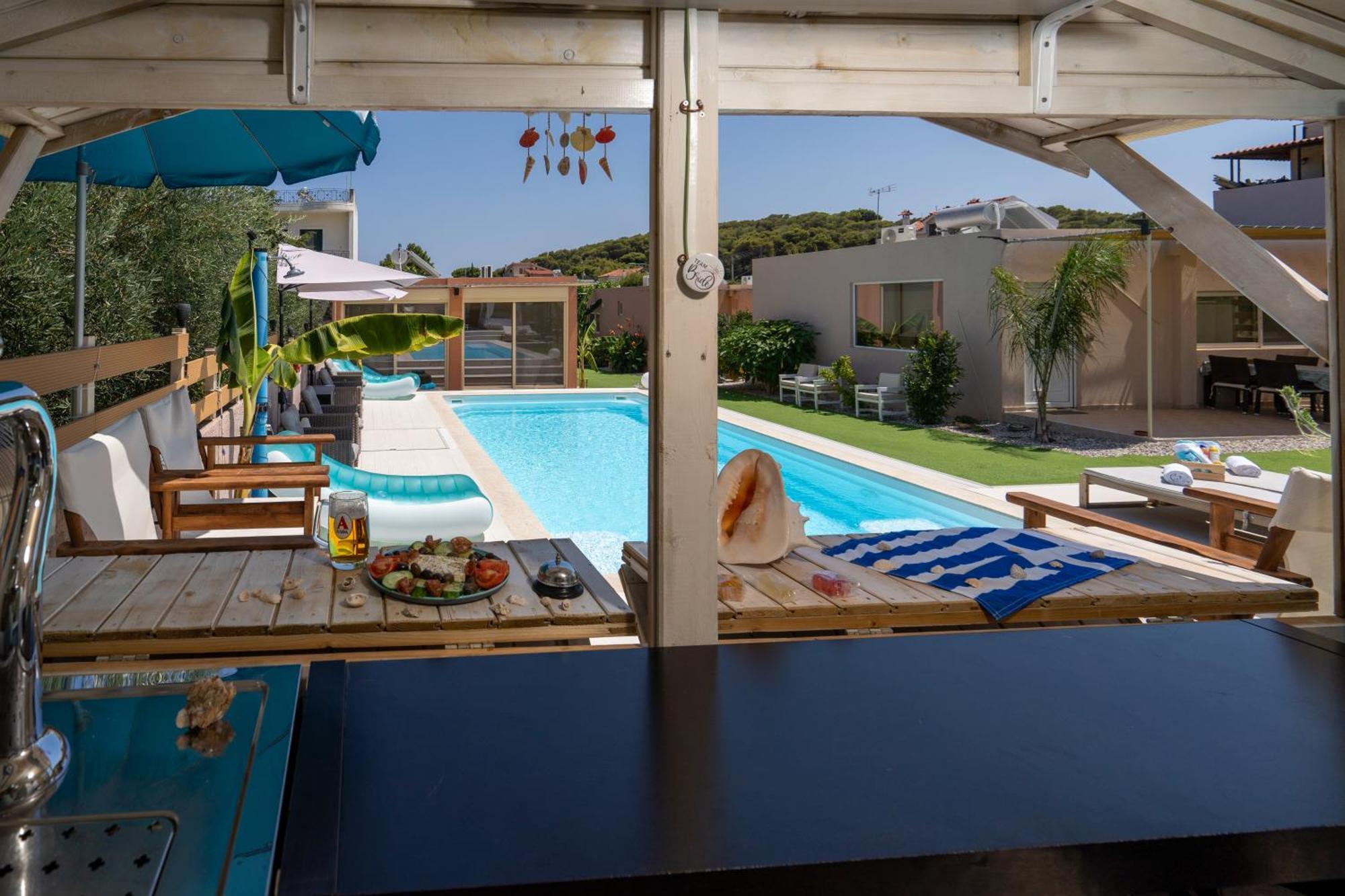 Modular Bungalows With Heated Pool Artemis Greece Dış mekan fotoğraf